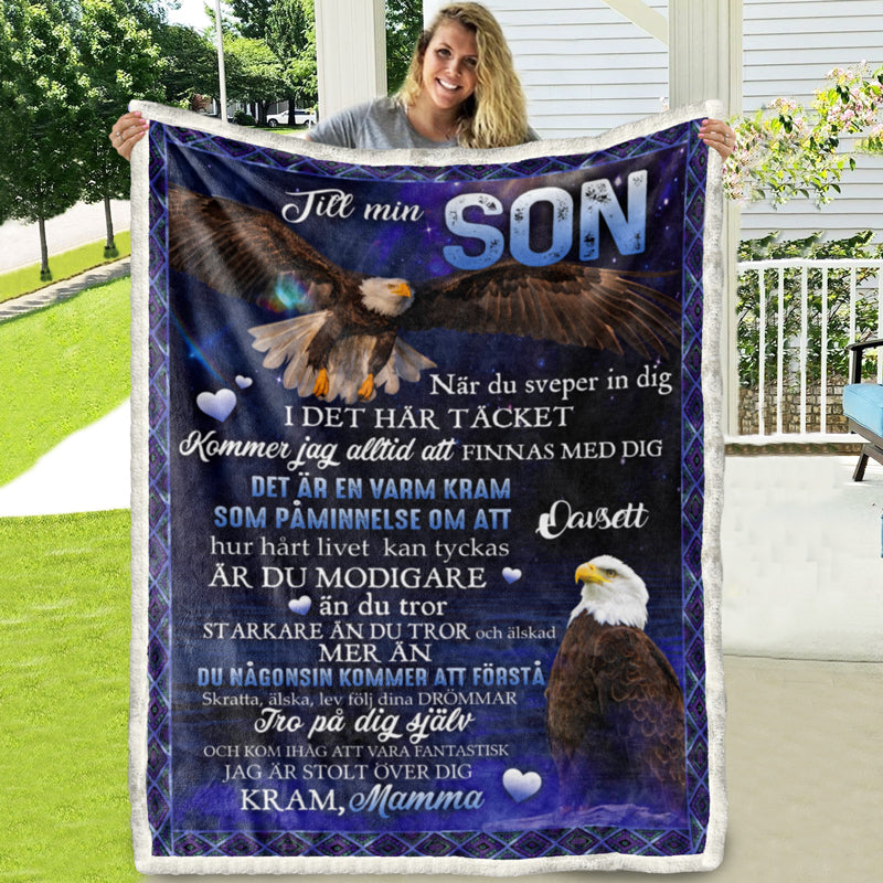 Filt Från mor till son - "Örnens mod"